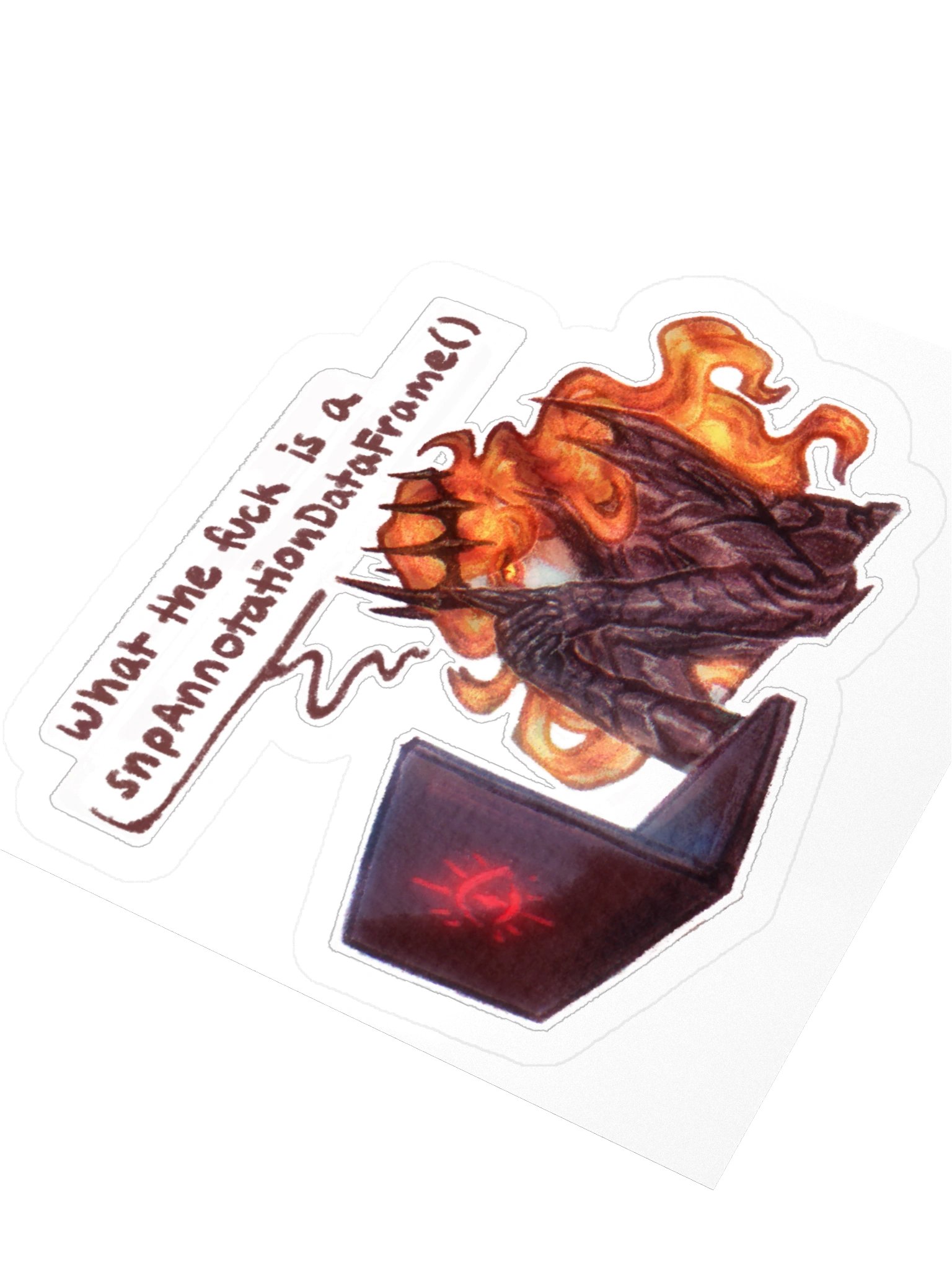 sauron hating bioinformatics || the silmarillion [STICKER] product image (3)
