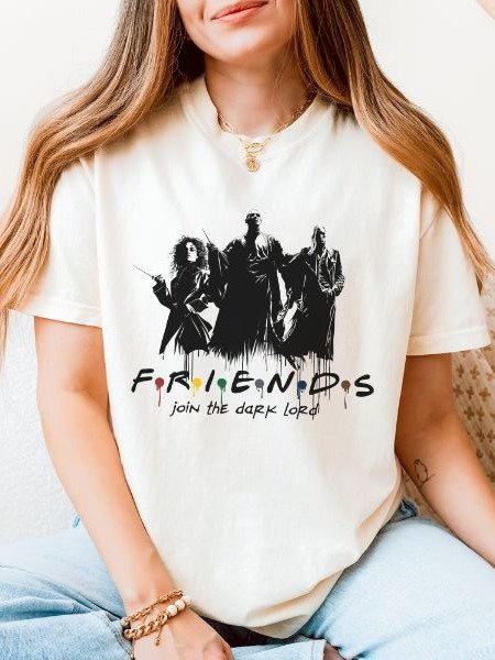 Friends Dark Lord Parody Funny Retro Fall Shirt product image (10)