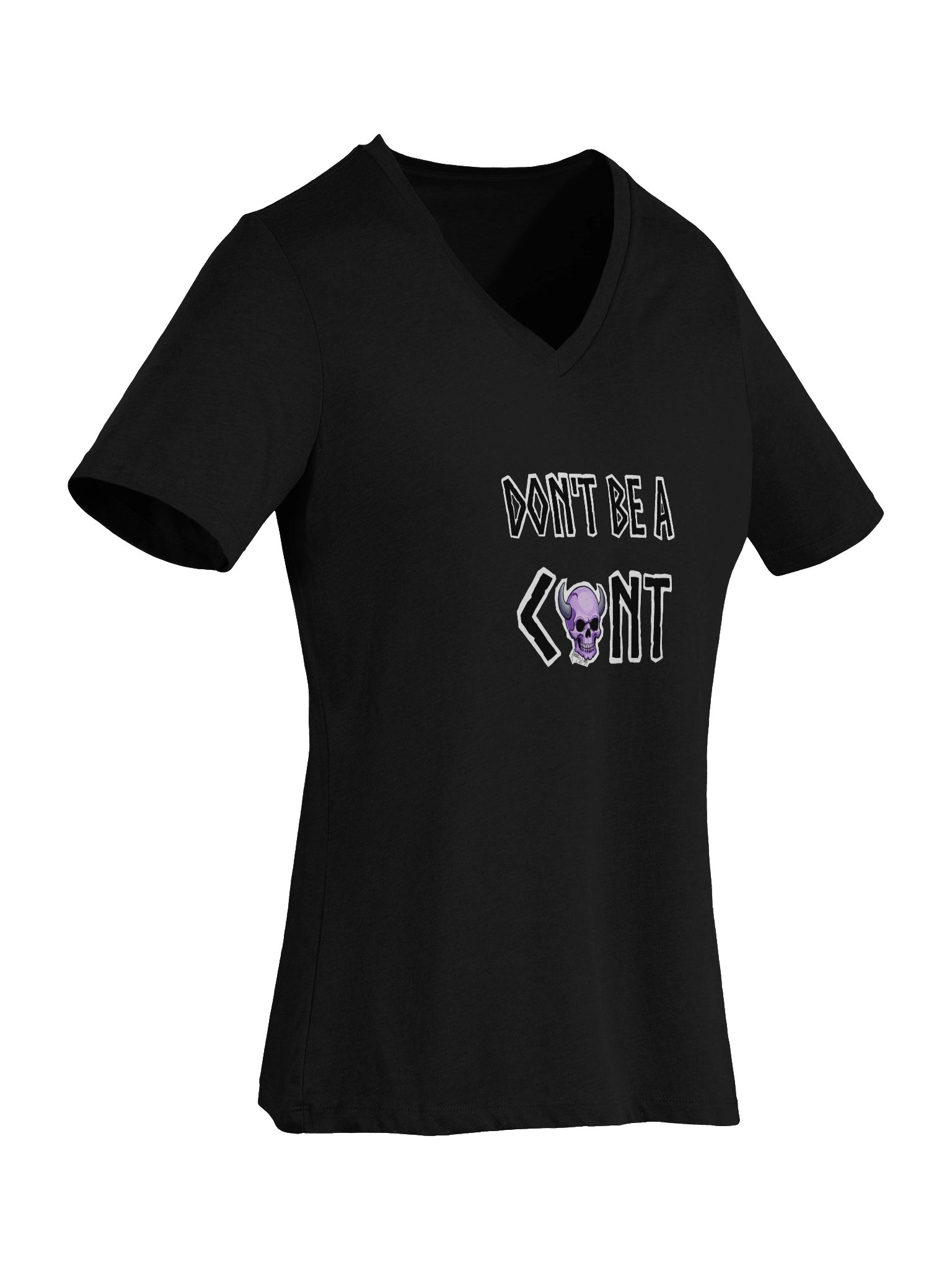 Dont be a C**t V-neck tee product image (7)