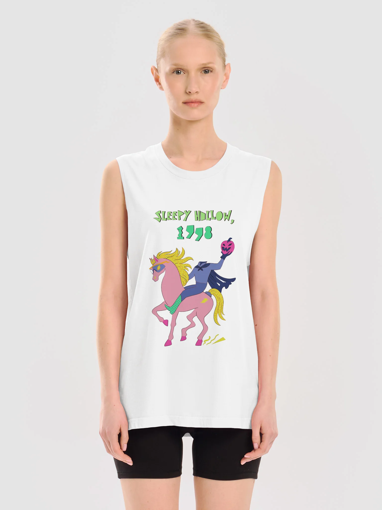 “Sleepy Hollow, 1998” Dayglo Muscle Tank product image (3)