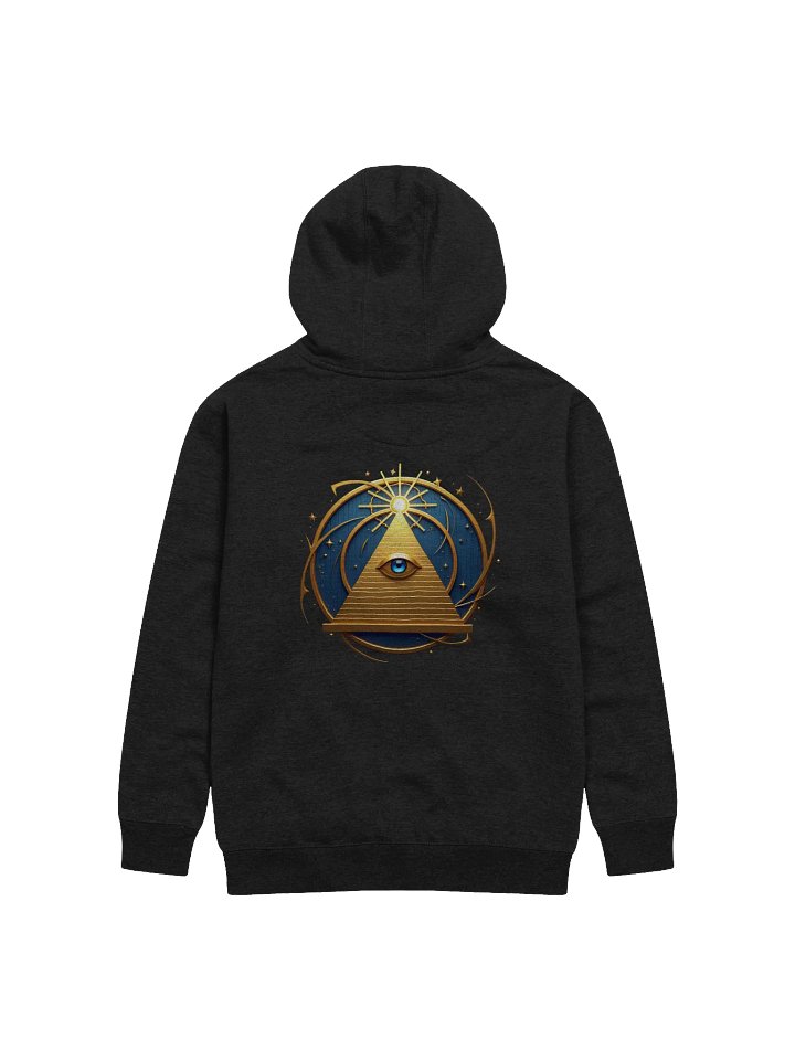 Radiant Eye of Wisdom - Cozy Cotton Blend Unisex Hoodie product image (1)