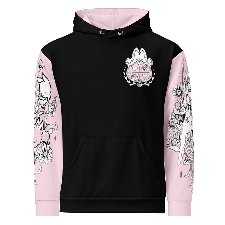 Bunny Pile Colorblock Hoodie (Pink) product image (1)