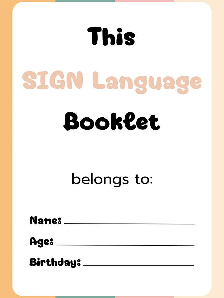 40 Pages Coloring Book and American Sign language in one product image (2)