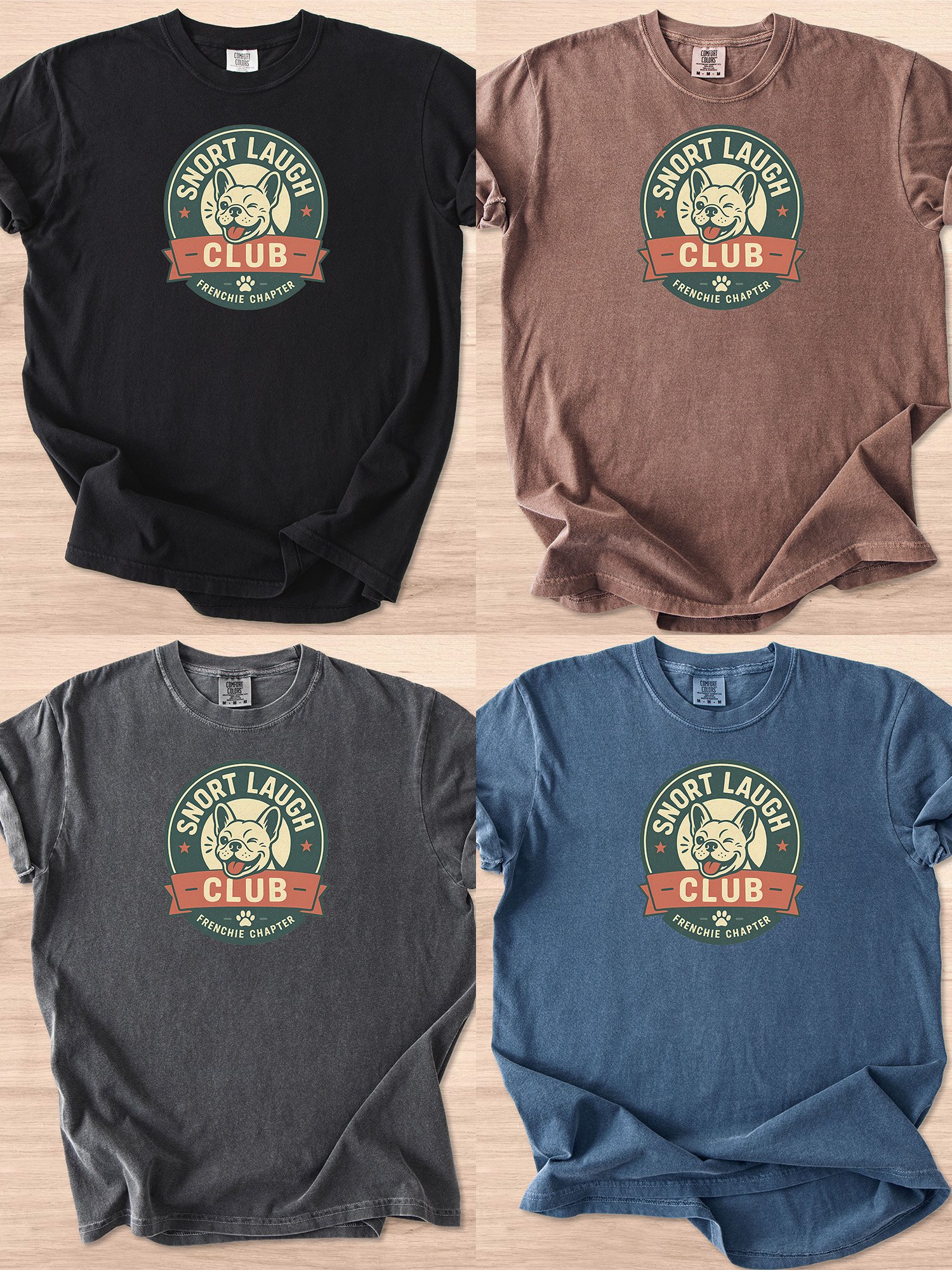 Snort Laugh Club (Frenchie) Tee product image (31)