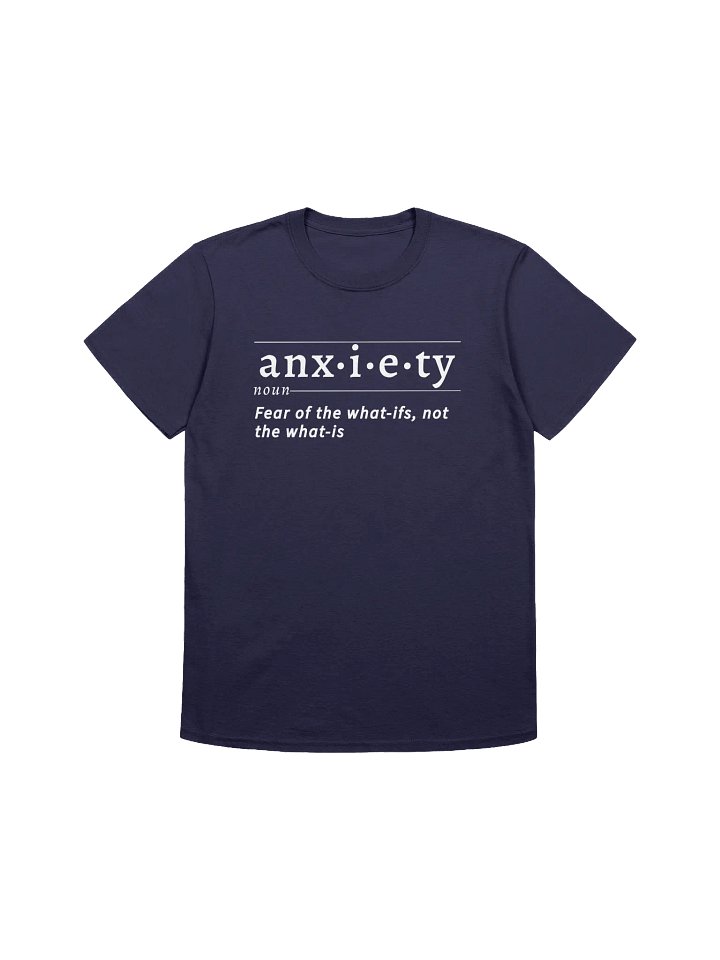 Anxiety Definition Unisex Tee wht v2 product image (1)