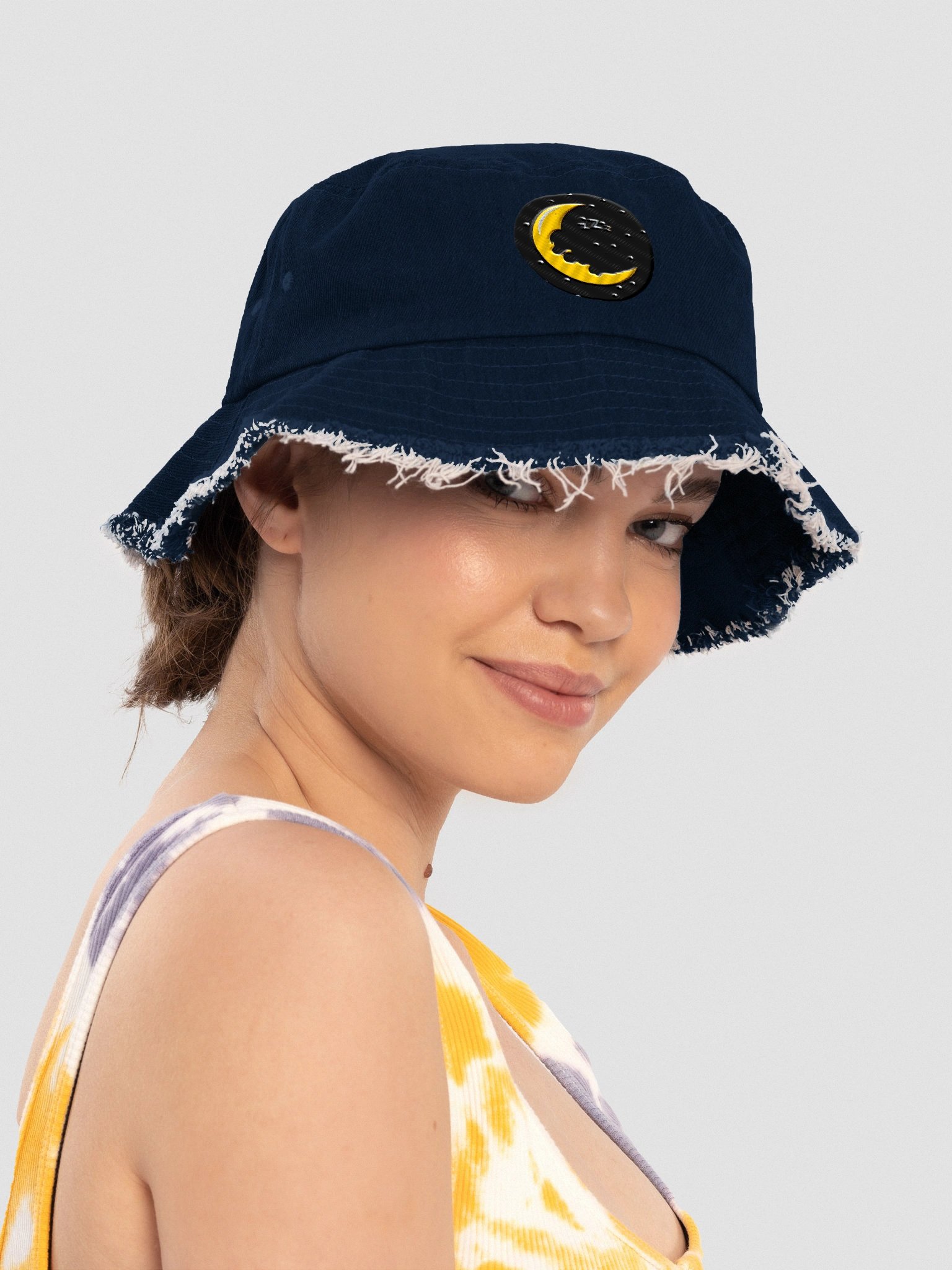 DrThestral Distressed Denim Bucket Hat product image (5)