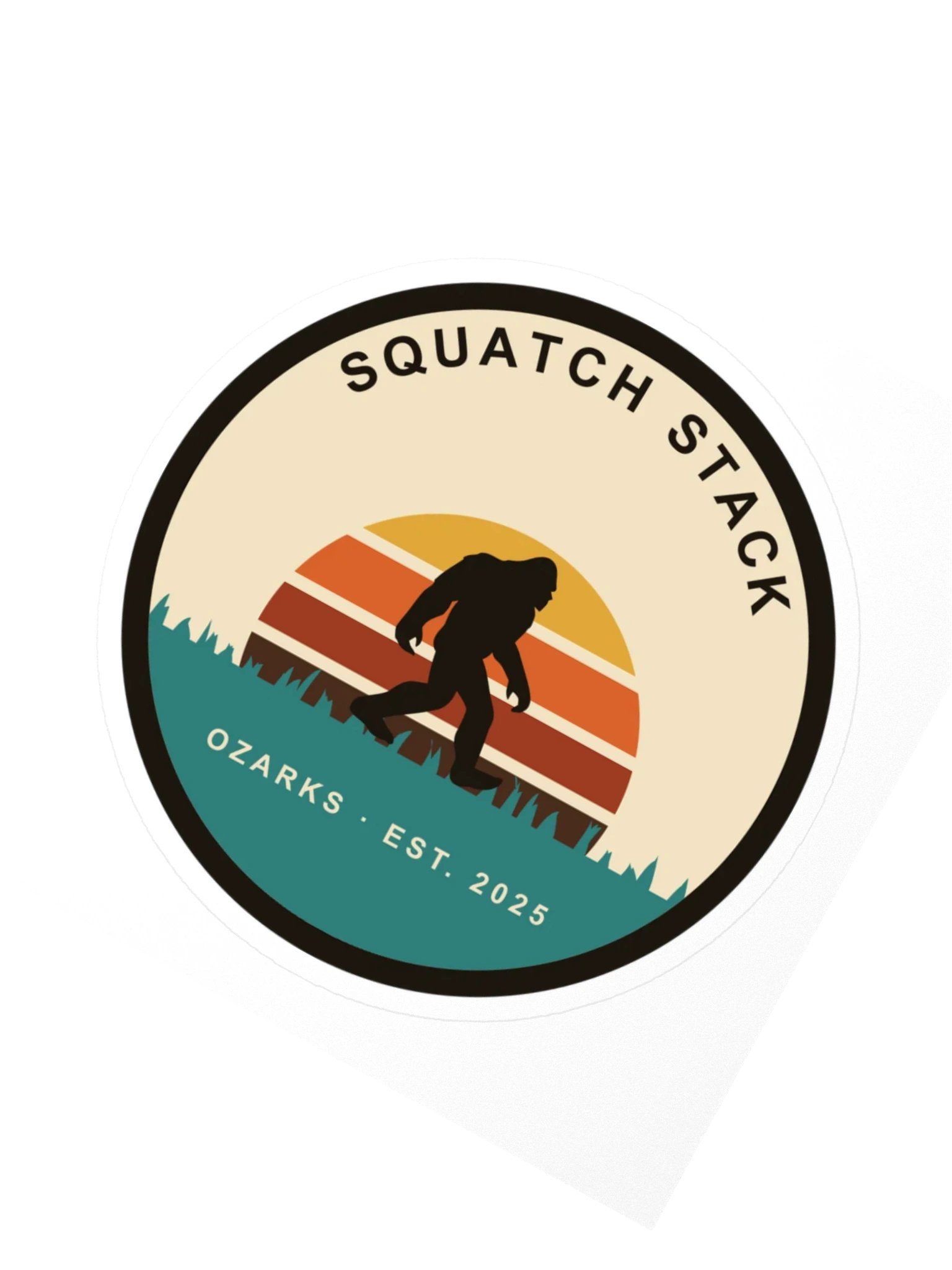 Golden Hour Badge Sticker product image (2)