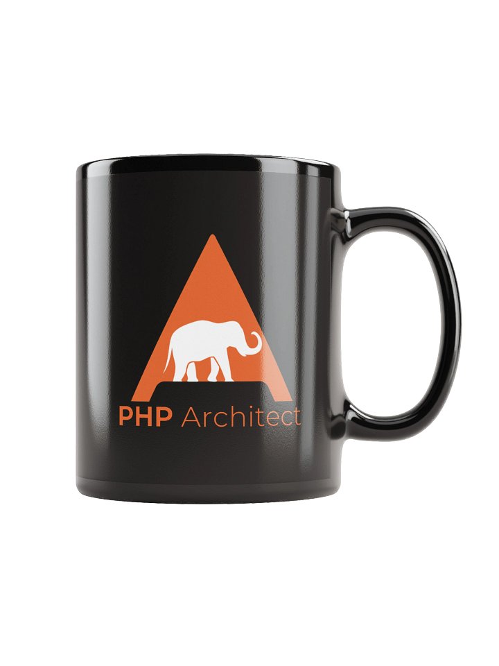 PHP Arch Logo Black Coffee Mug product image (1)