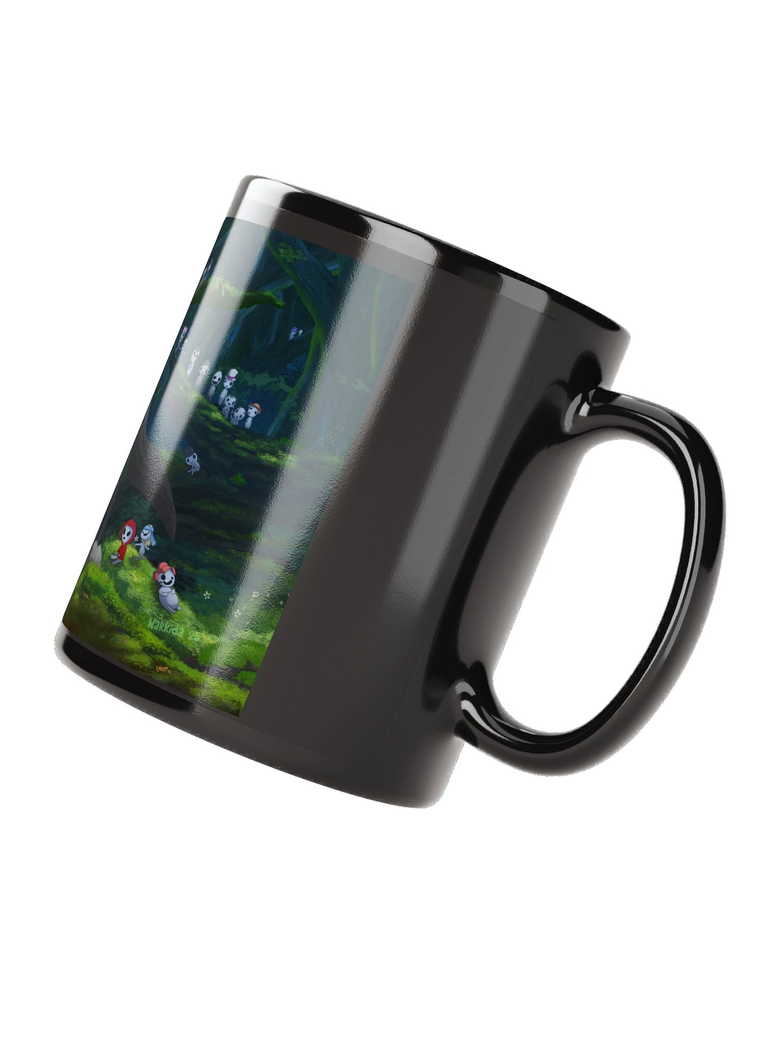 Tessa Mononoke Black Ceramic Mug product image (3)