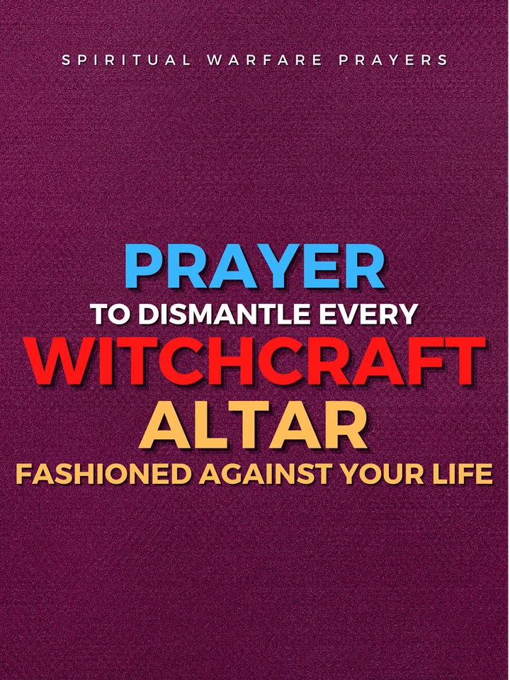 Prayer To Dismantle Witchcraft Altars product image (1)