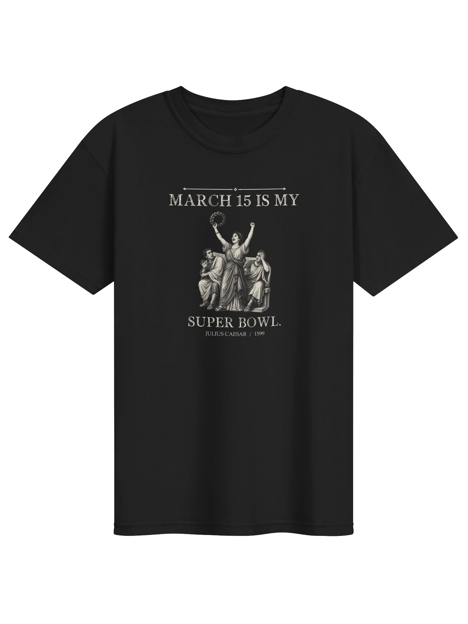 March 15 Super Bowl -- Julius Caesar Tee (Dark) product image (1)