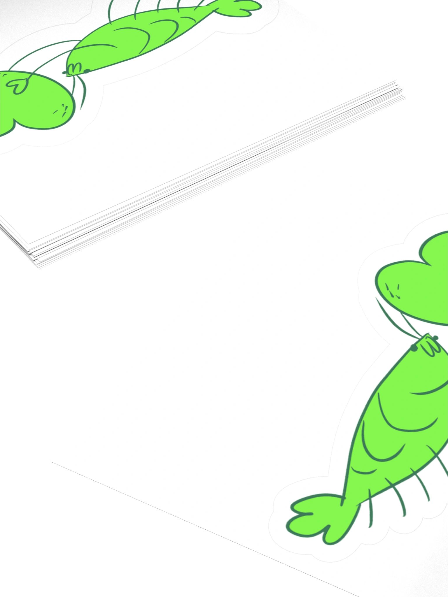 SHRAMPS - Green Sticker product image (4)