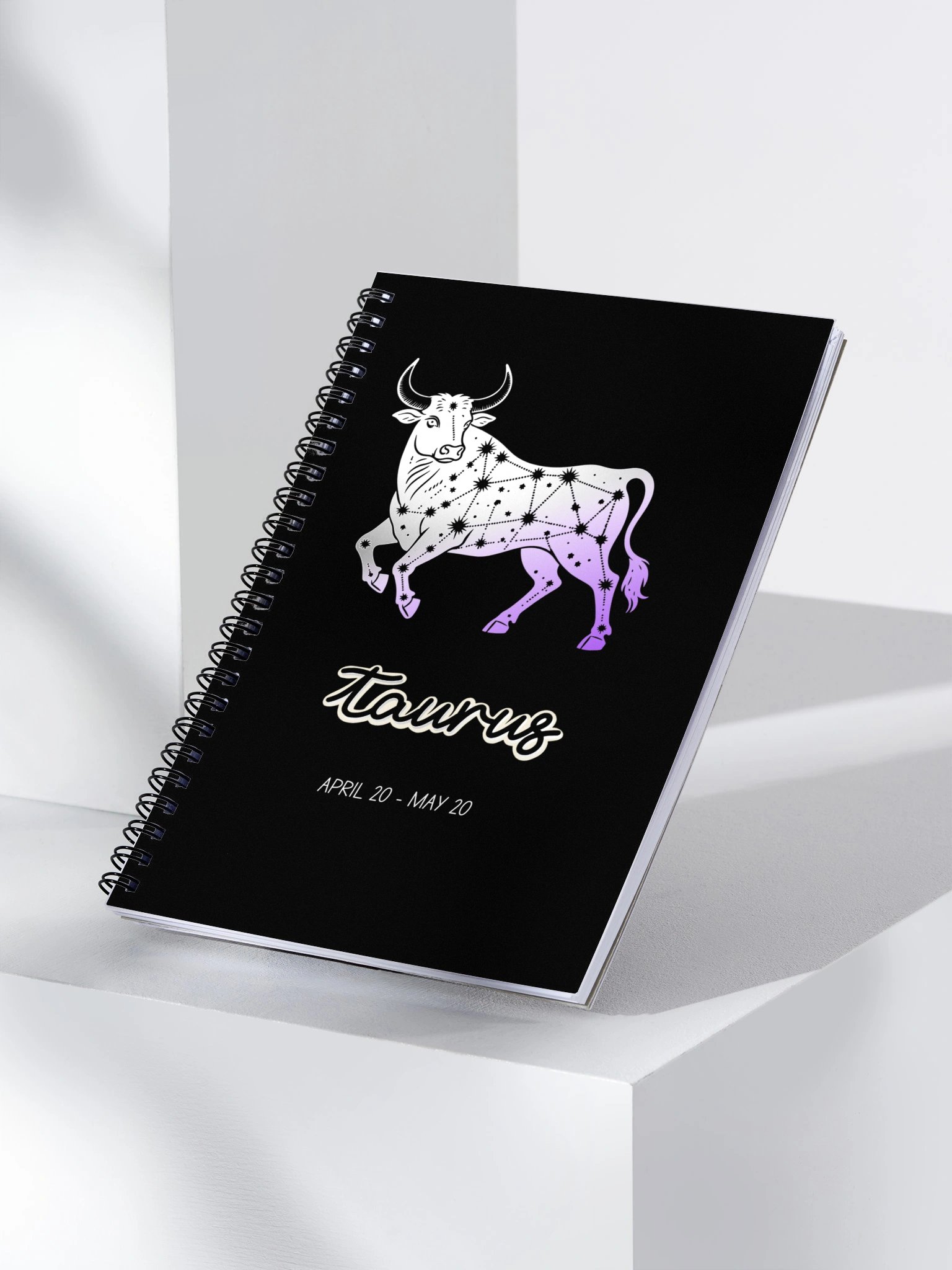 Taurus Zodiac Notebook – Astrology Bull Design | Mystical Celestial Journal for Taurus product image (3)