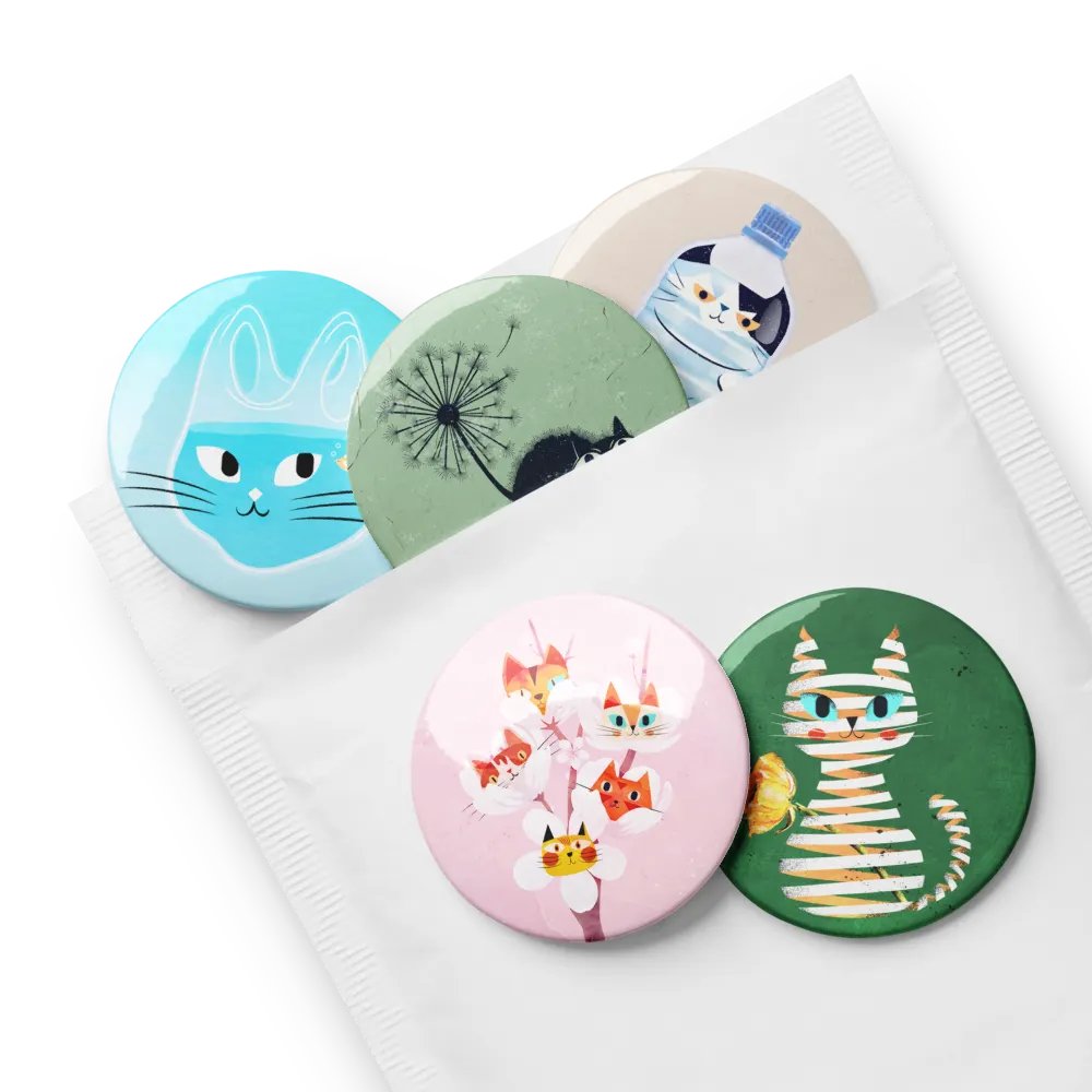 Pin Buttons Collection 2 (5 pcs) product image (4)