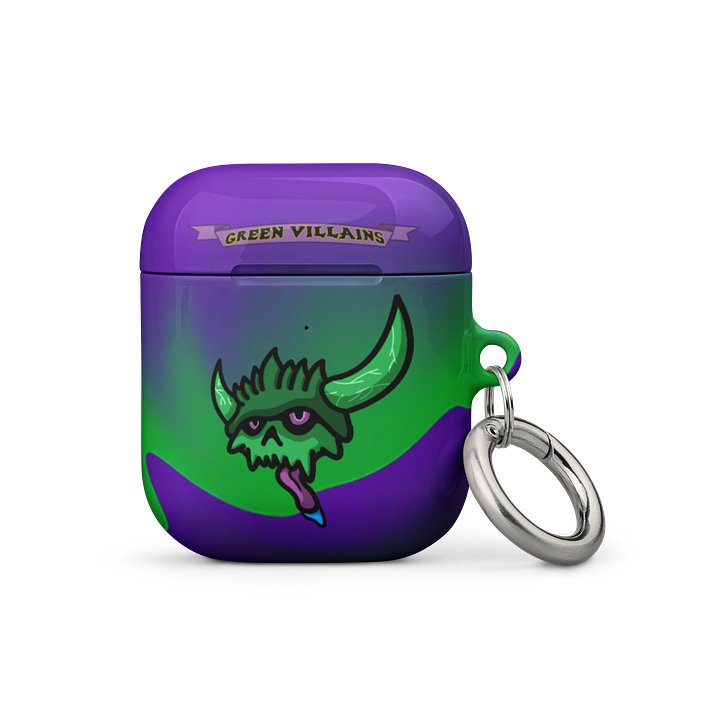 Green Skull Headphone Case product image (1)