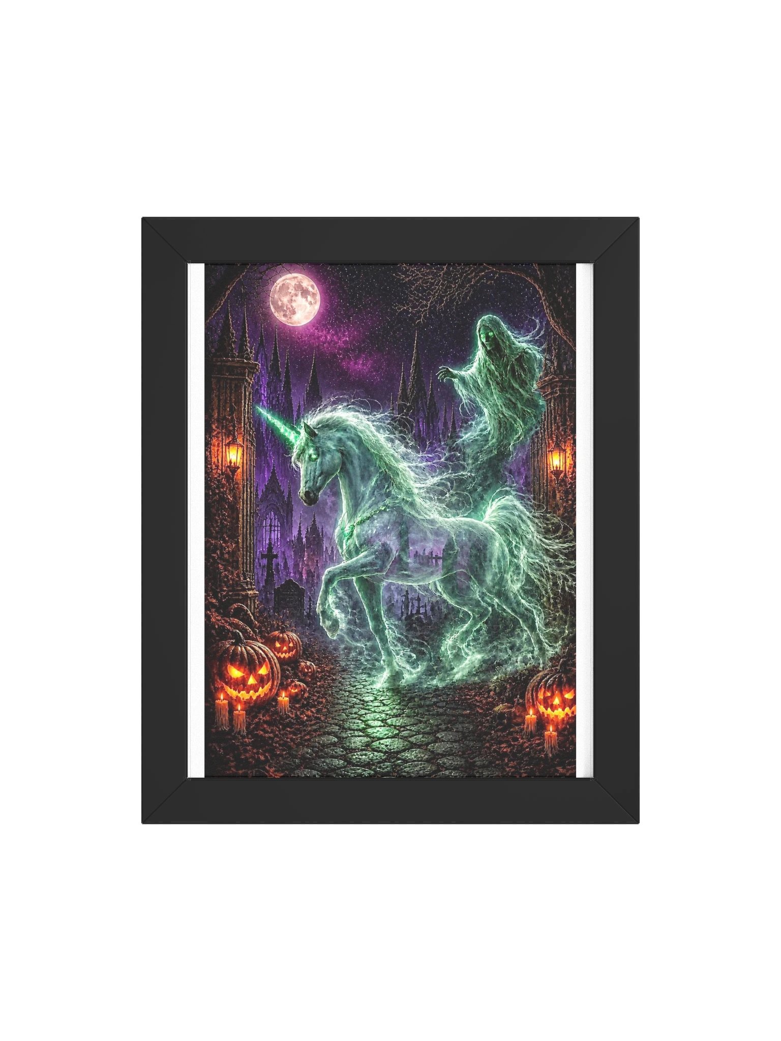 Halloween Unicorn Framed Poster III product image (106)