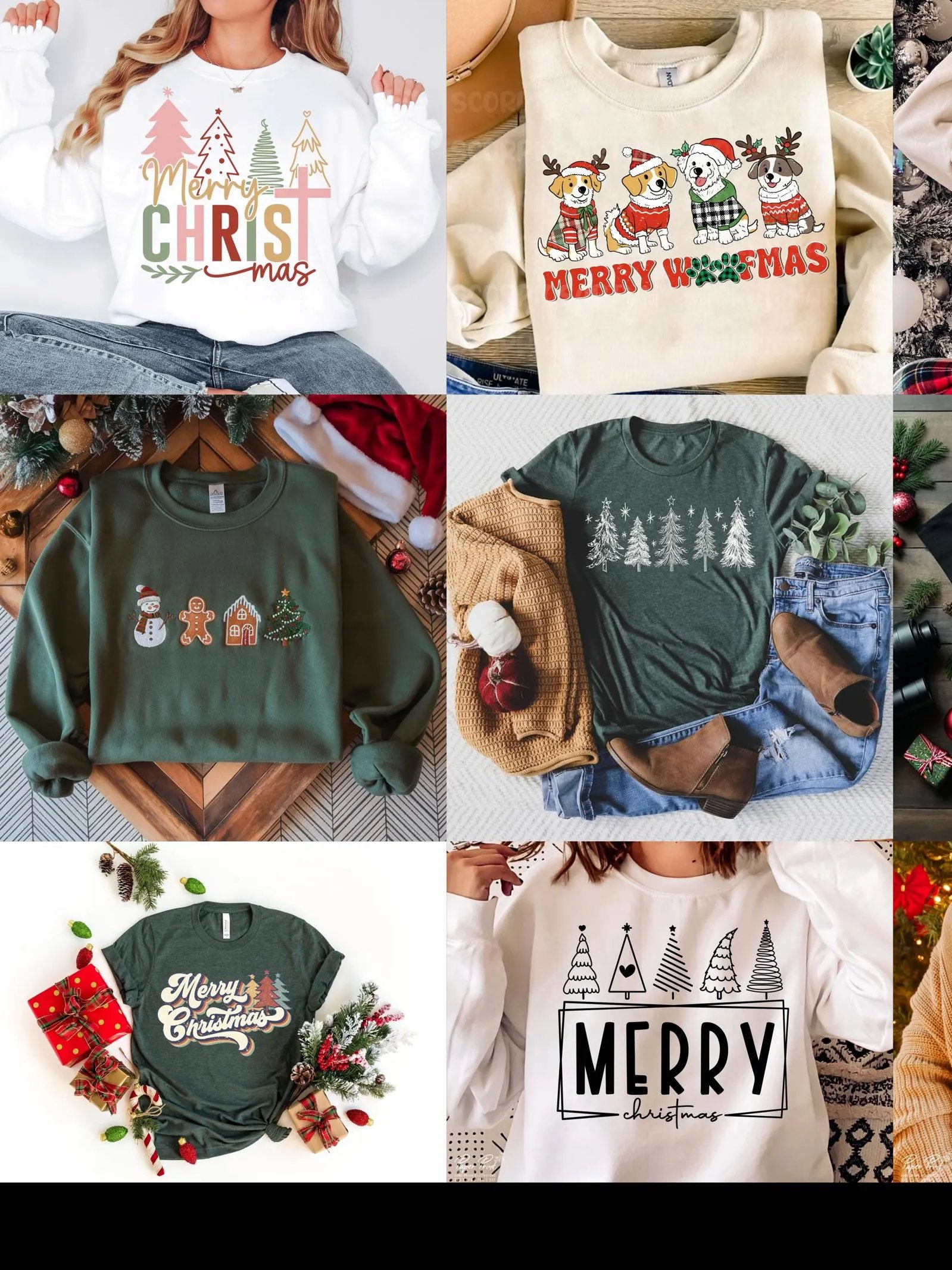 CHRISTMAS SVG Bundle Merry Christmas SVG Reindeer Svg Christmas ClipArt png product image (8)