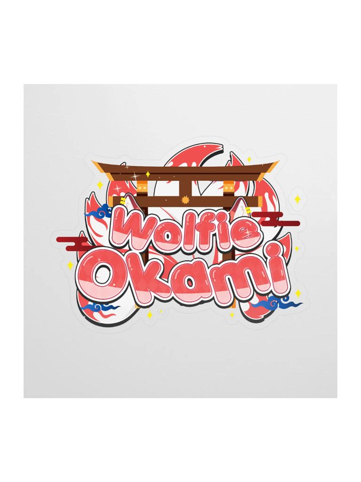 Wolfie Okami Kiss Cut Sticker product image (1)