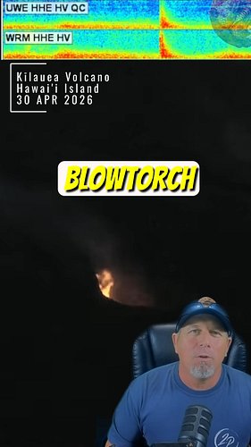 Blowtorches last night! 🌋

The tilt just hit a Puna pothole, so the Episode 46 window is now May 5 to May 9. Pressure is stil...