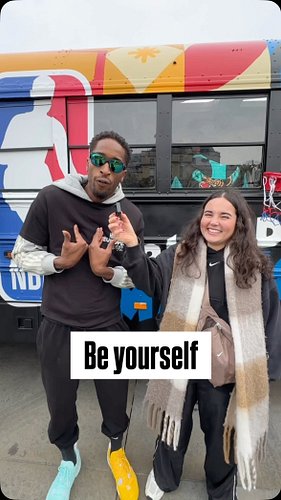 BE YOURSELF 🗣️🗣️ - @mr100pand 
-
#basketball #hoopbus #hoopbusuk #womeninsportsmedia #overseasbasketball #ukbasketball #ukhoops