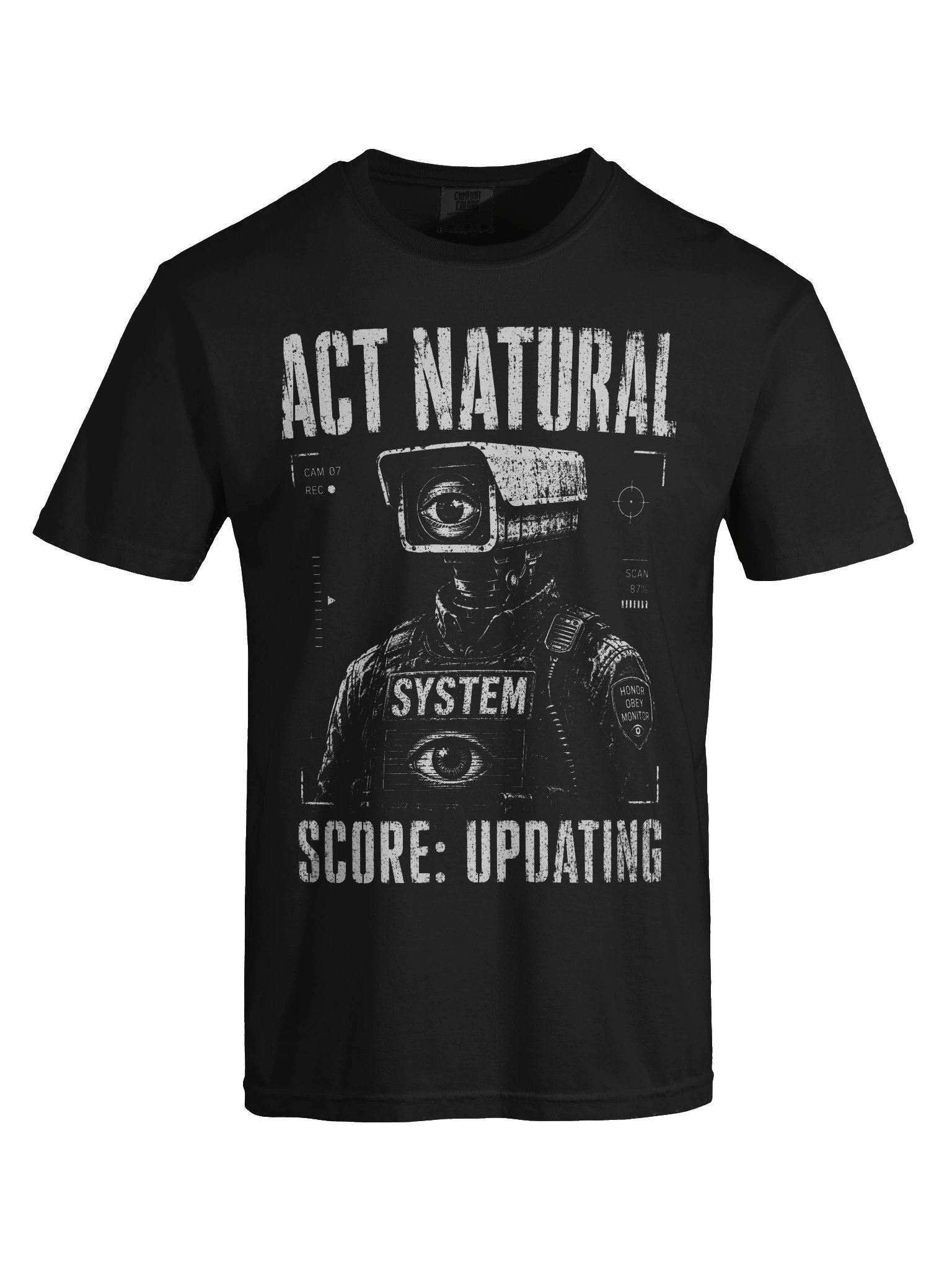 ACT NATURAL - The All-Seeing Eye Heavyweight Graphic Tee product image (7)
