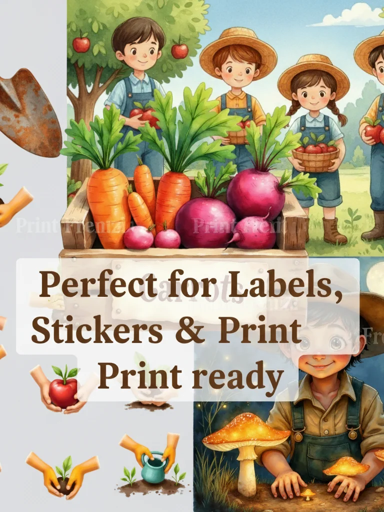 Eco Gardening Clipart & Digital Design Resources for Creators product image (3)