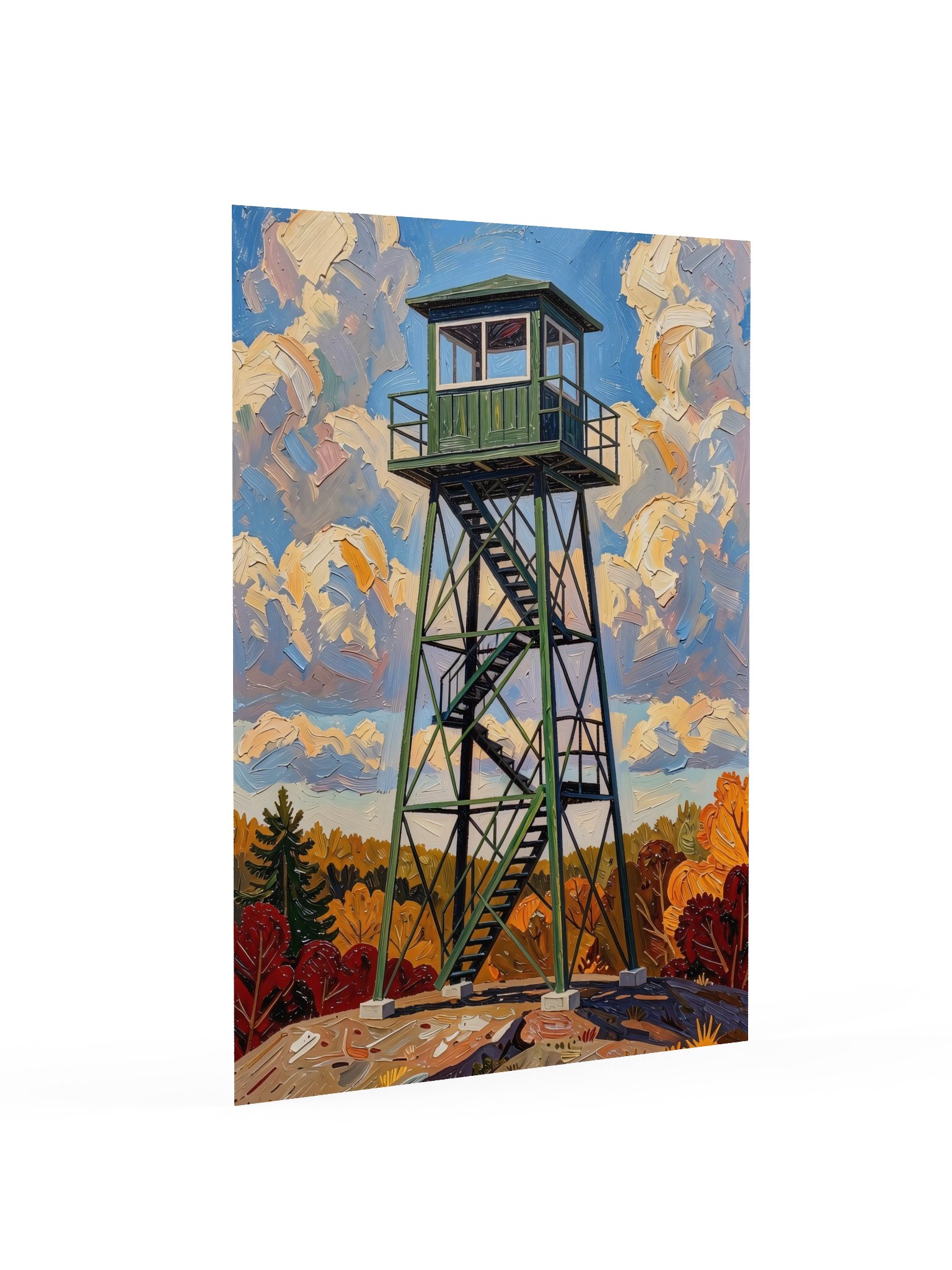 Fire Tower in Autumn Poster product image (4)