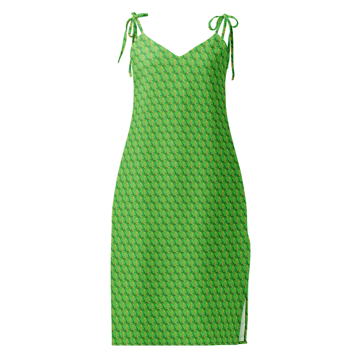 Tropical Breeze Tie-Strap Midi Chiffon Dress product image (1)