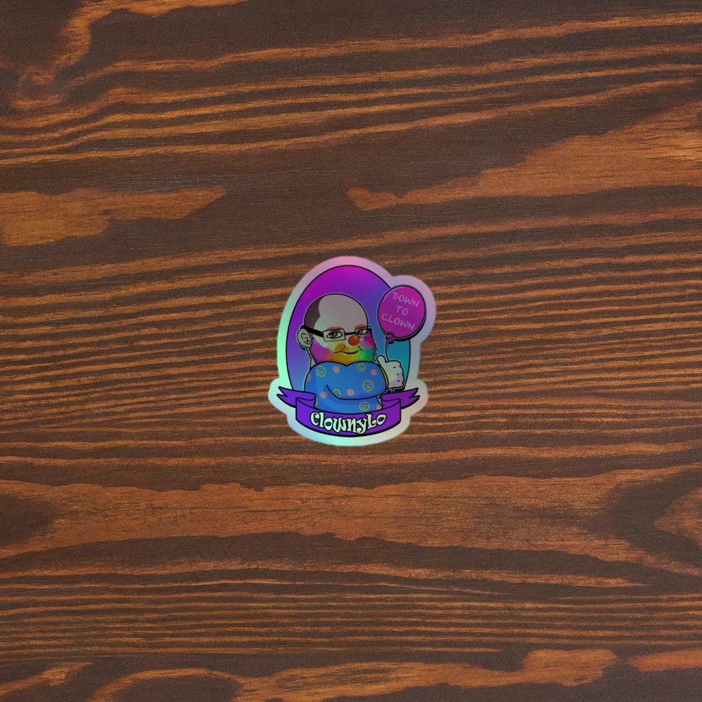 ClownyLo HoloSticker product image (5)