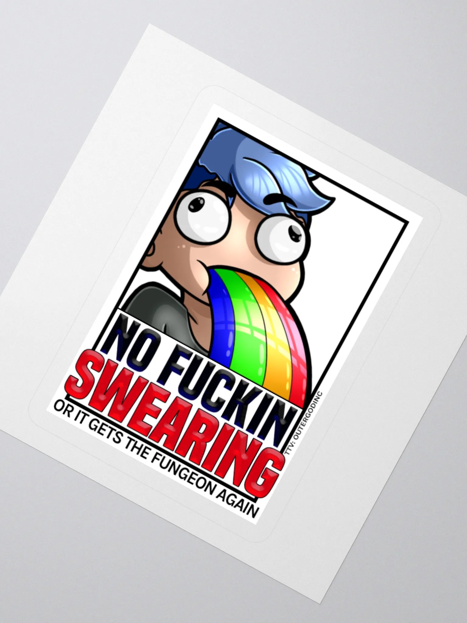 Sticker: No #&$^@ Swearing! product image (3)