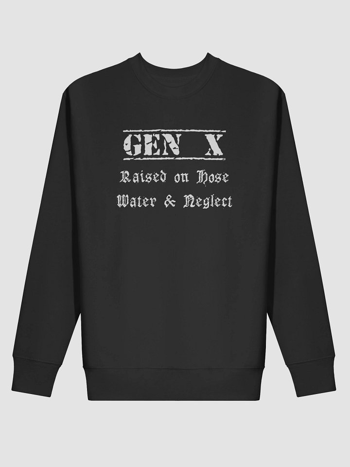 'GEN X Raised on Hose Water & Neglect' - DARK COLORS Sweatshirt product image (2)