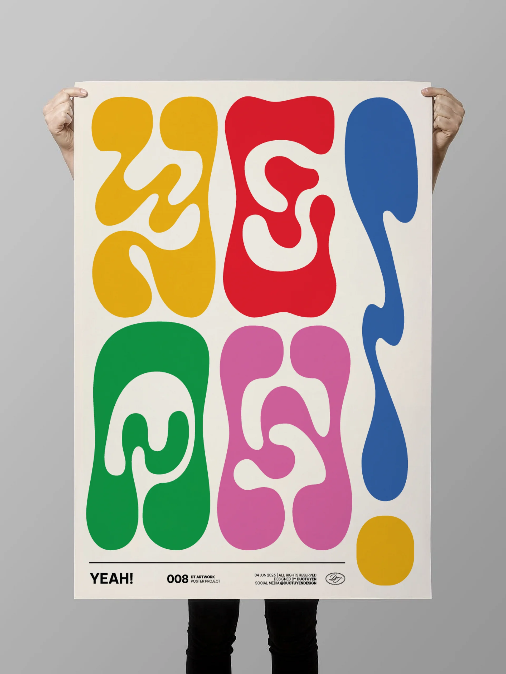 "YEAH!" Print Poster (Unframe) product image (33)