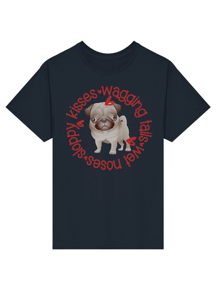 Sloppy Kisses Pug T product image (25)