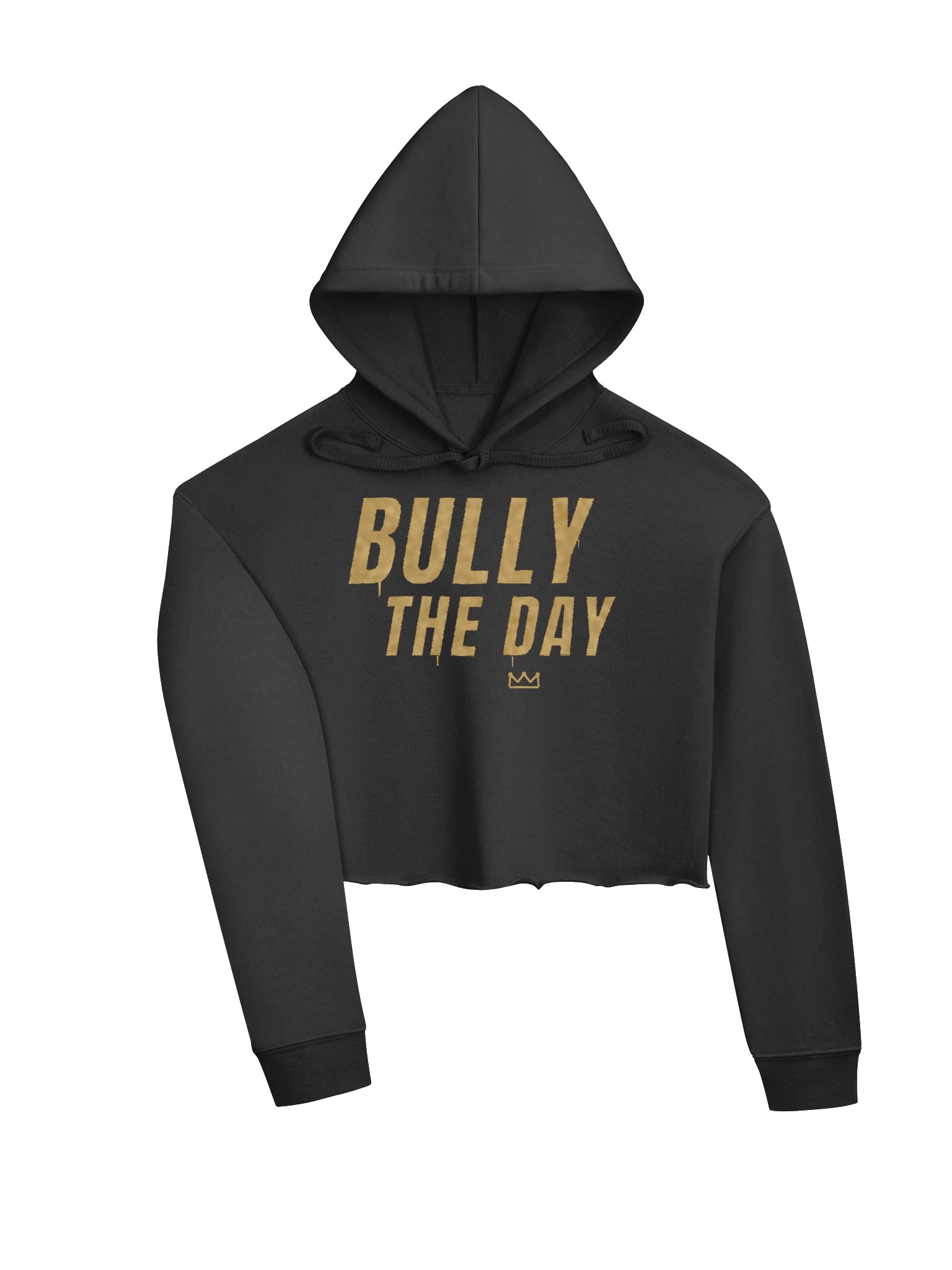 Bully The Day Crop Hoodie - Gold product image (3)