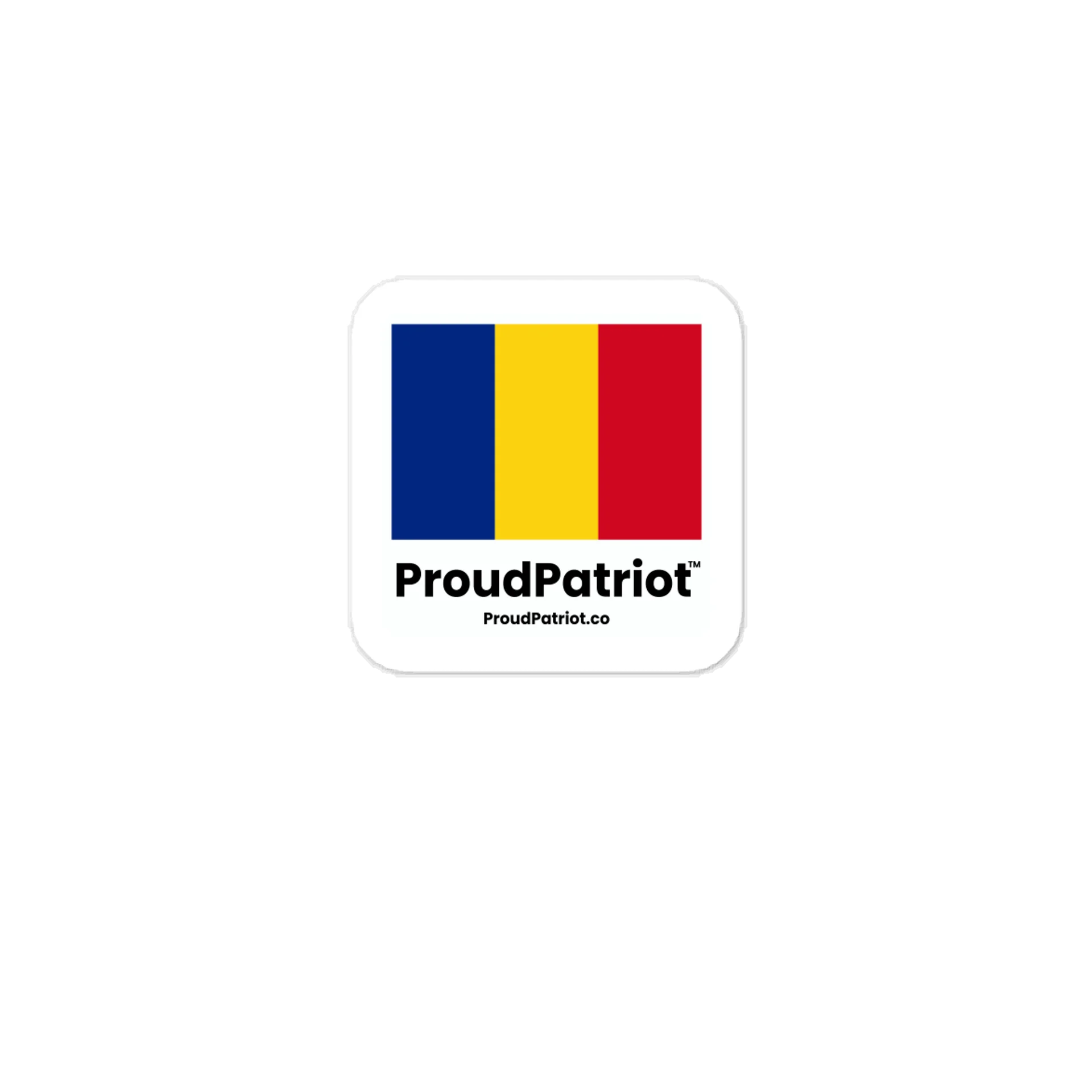 Romania Flag Vinyl Sticker product image (1)