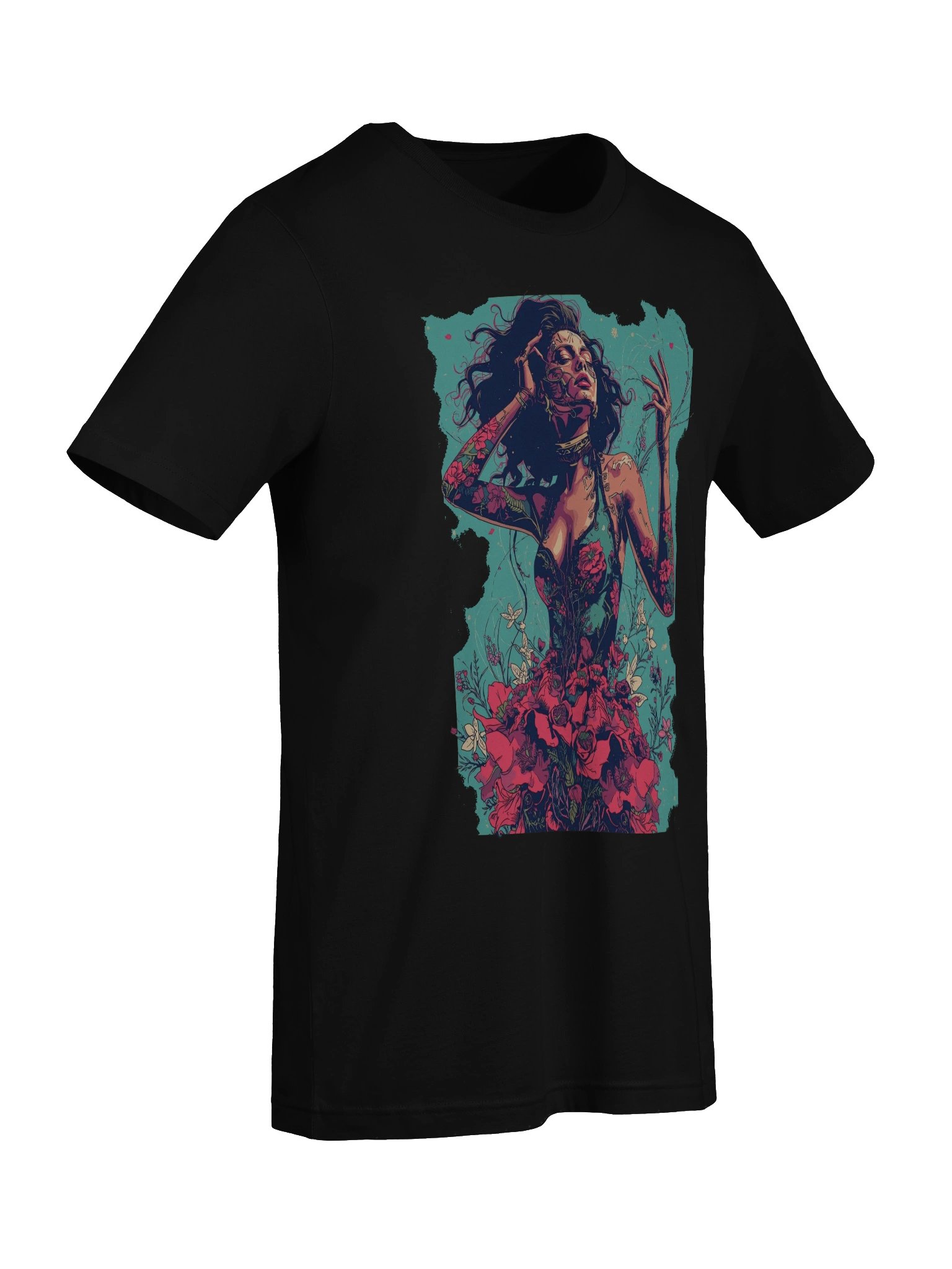 Woman with Roses Supersoft Tee product image (2)