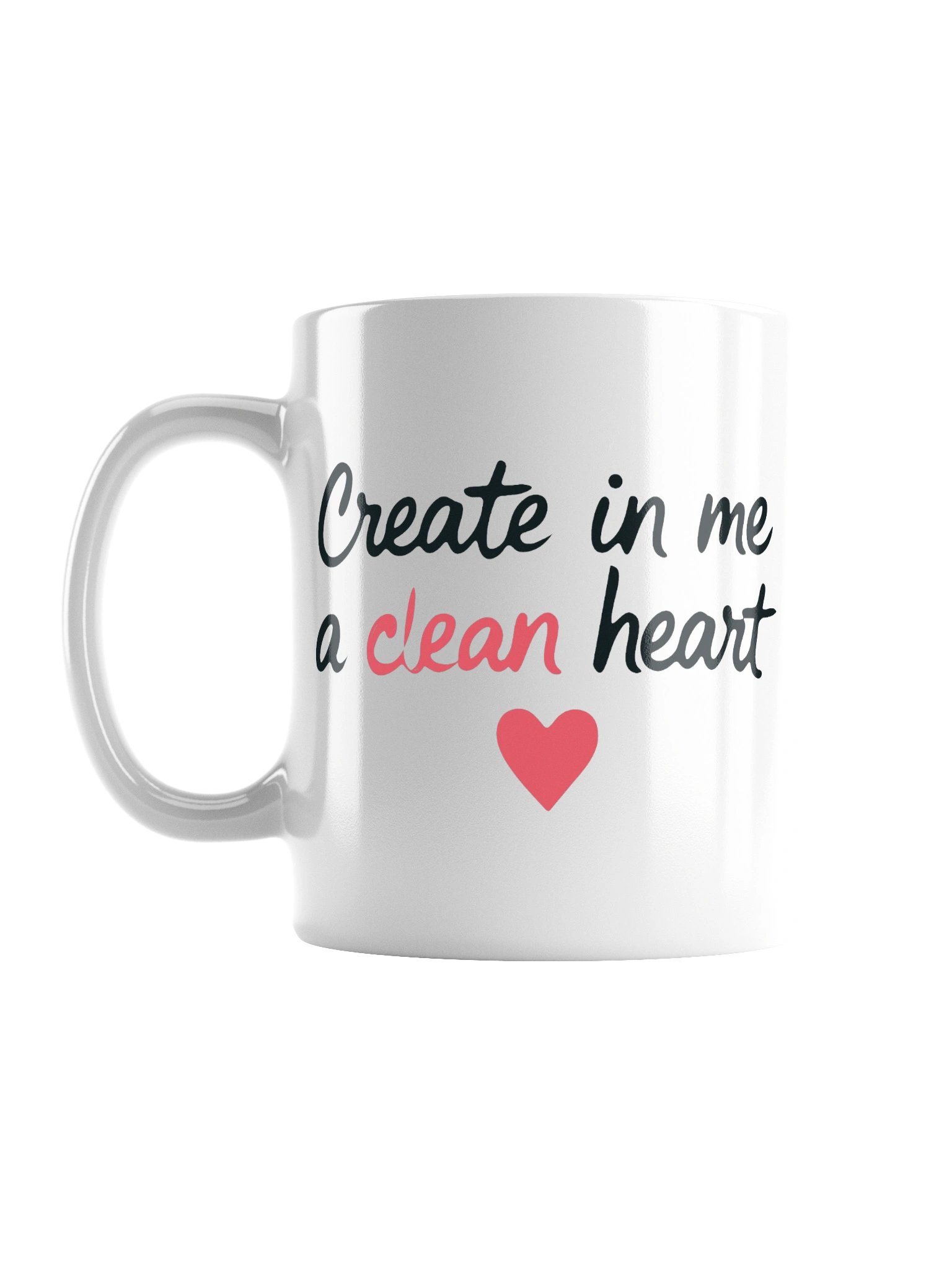 Create in Me a Clean Heart Bible Verse Mug product image (2)