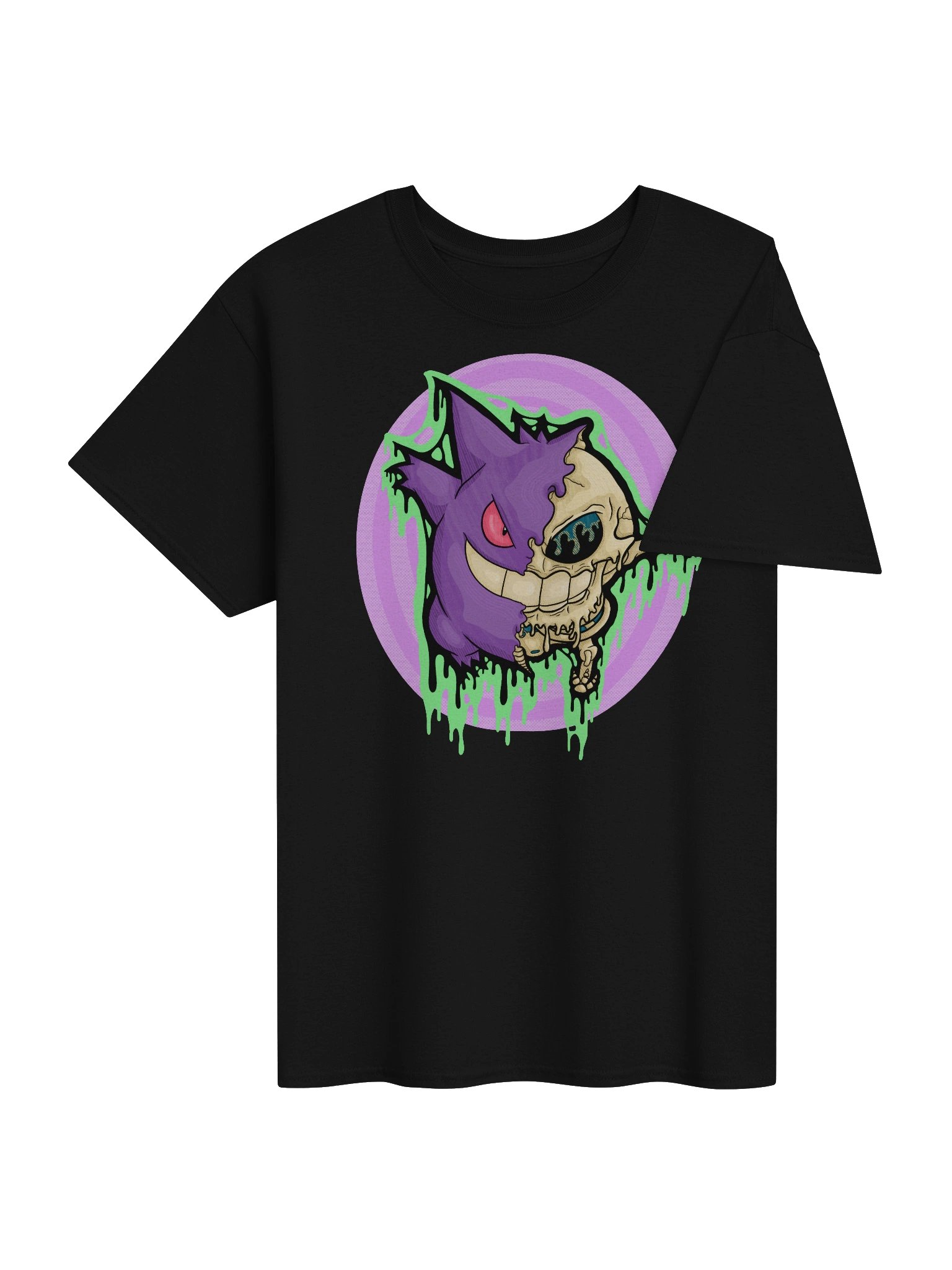 Drippy Purple Shadow Monster Ghost Tee product image (4)