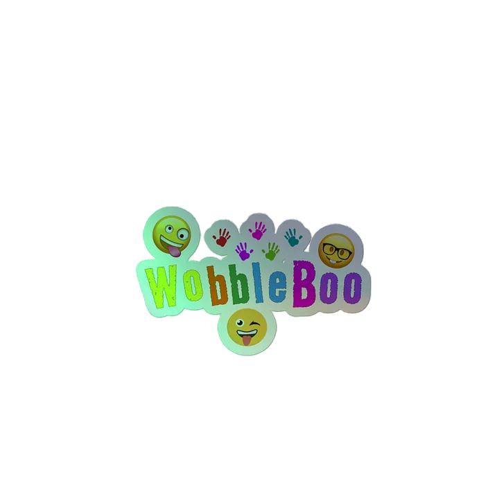 WobbleBoo Holographic Sticker Sheet product image (2)