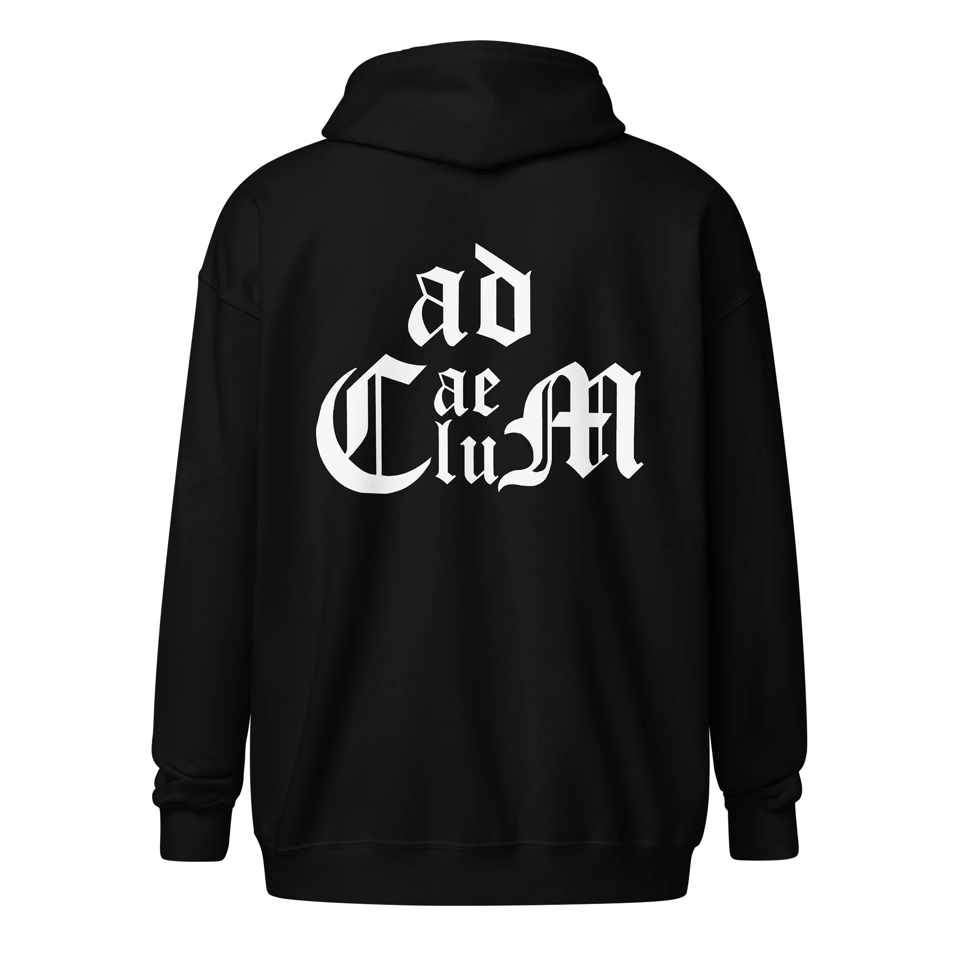 Generic Logo Zip Hoodie (White Logo) product image (1)