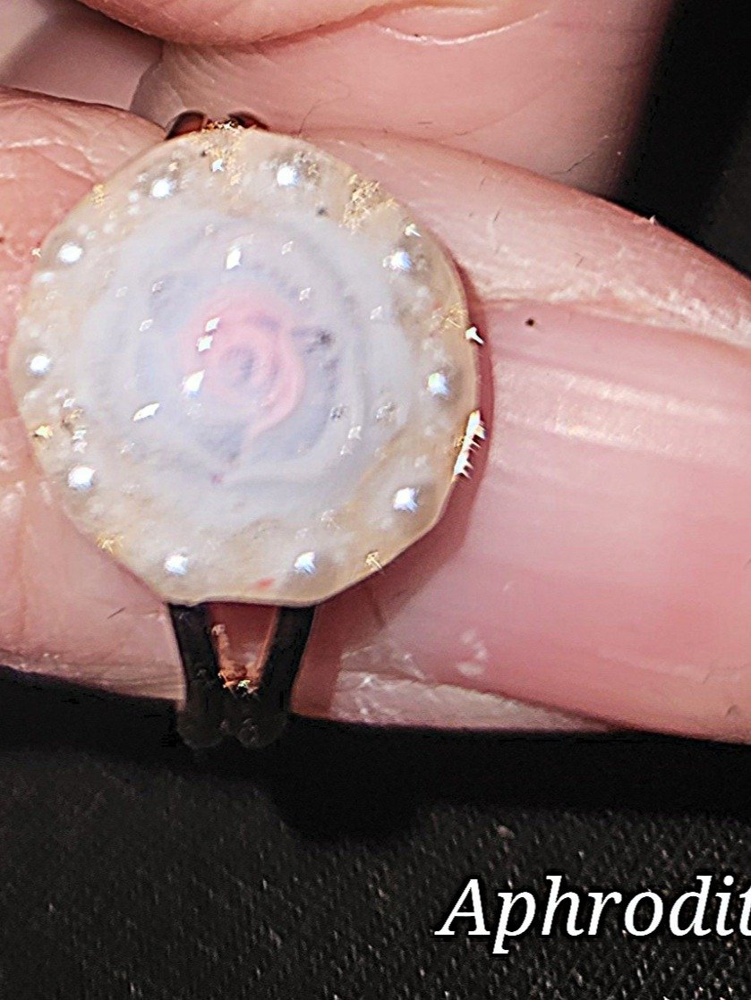 crystal or floral adjustable ring product image (2)