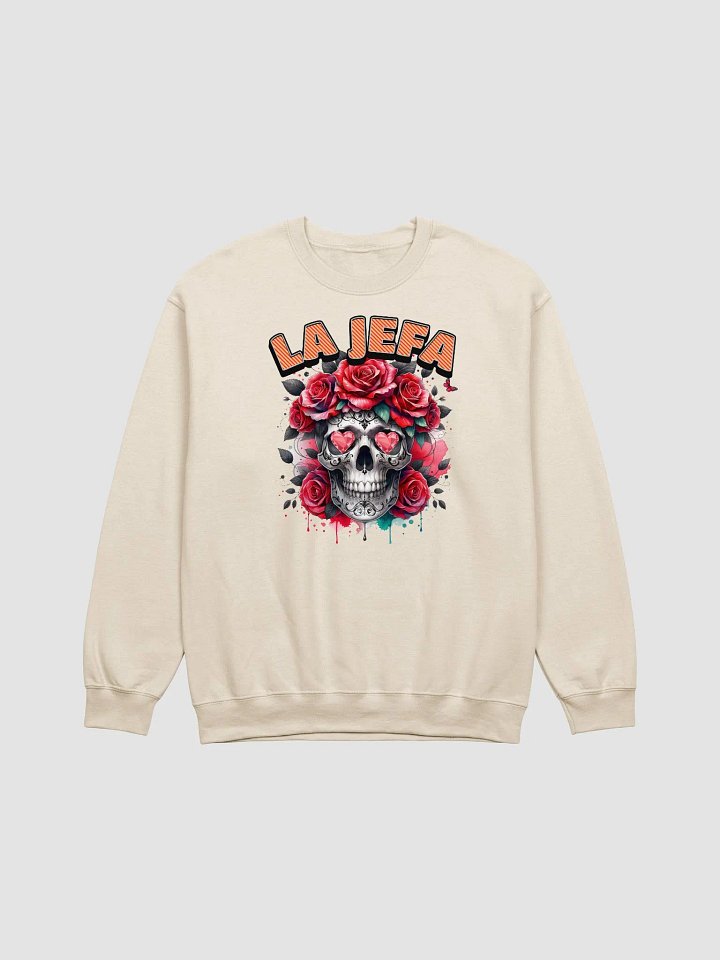 La Jefa Skull The Boss Rose Crewneck product image (19)