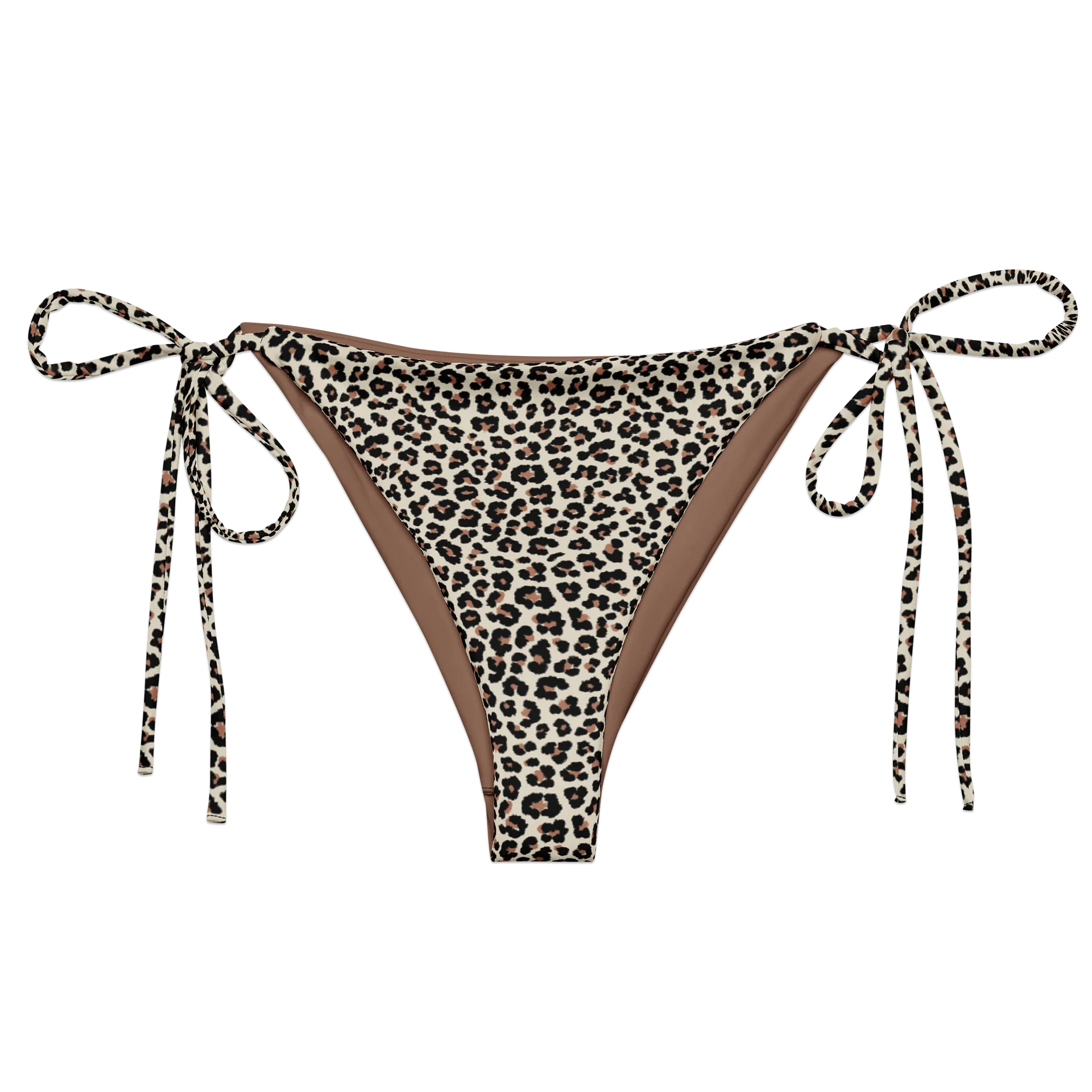 Triangle Bikini Bottom "Abstract Animal Leopard Skin Fur Pattern" product image (1)