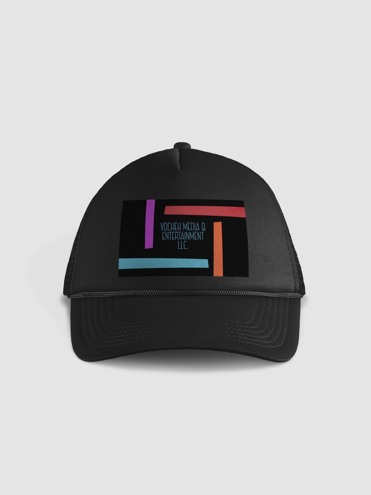 Vochek Media and Entertainment Logo Foam Trucker Hat product image (1)