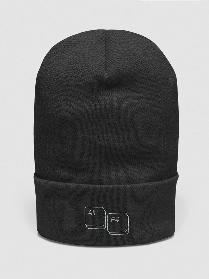 Alt + F4 - Embroided Beanie product image (2)