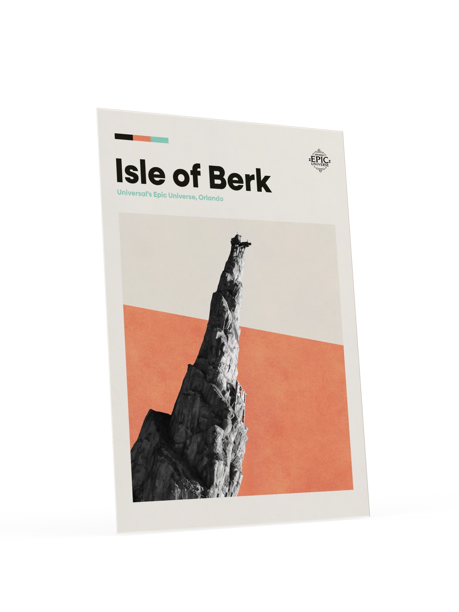 Isle of Berk Mid-Century Modern Poster product image (5)