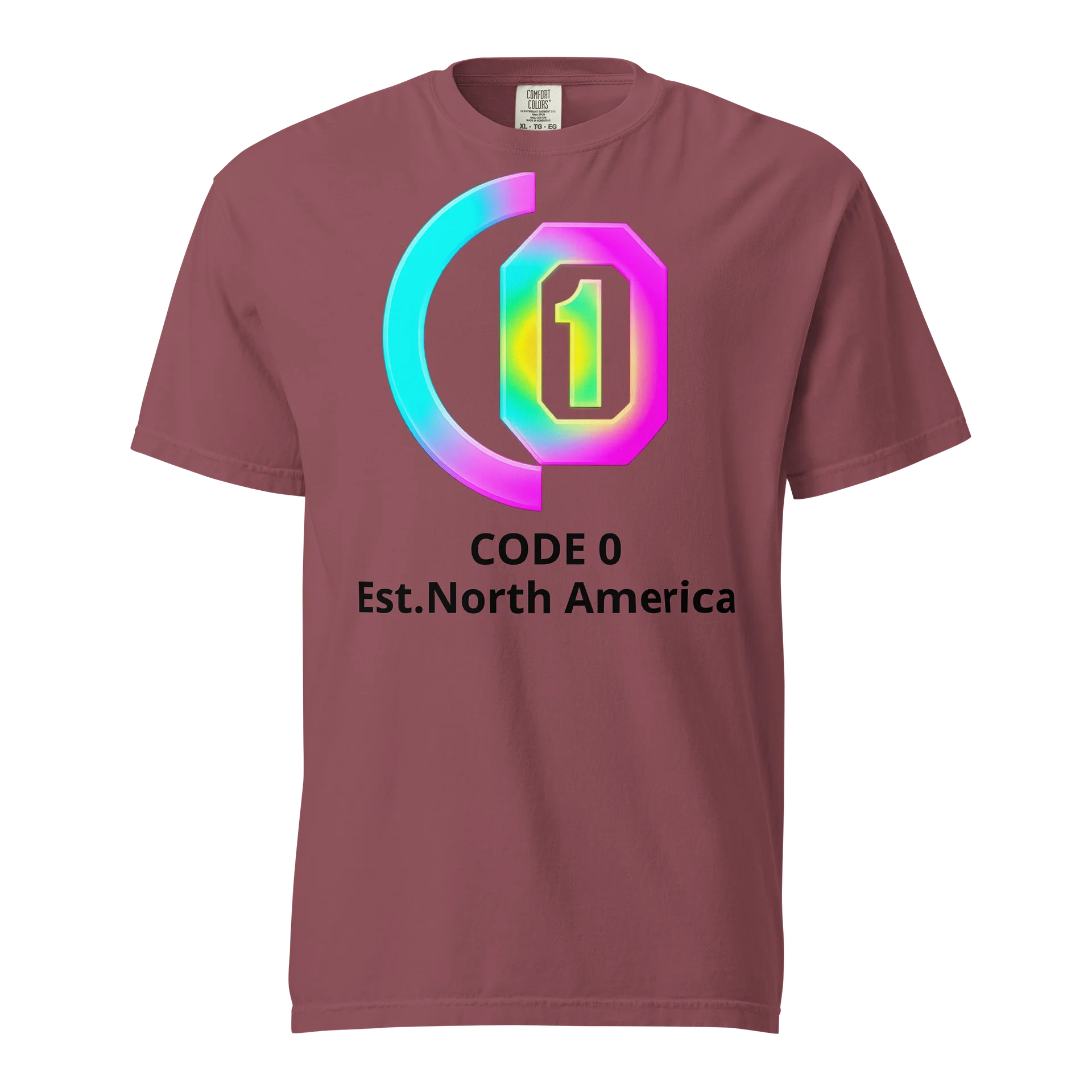 Neon Number 1 Geo Graphic Tee product image (1)