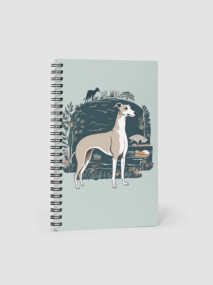 Botanical Greyhound Spiral Notebook product image (2)