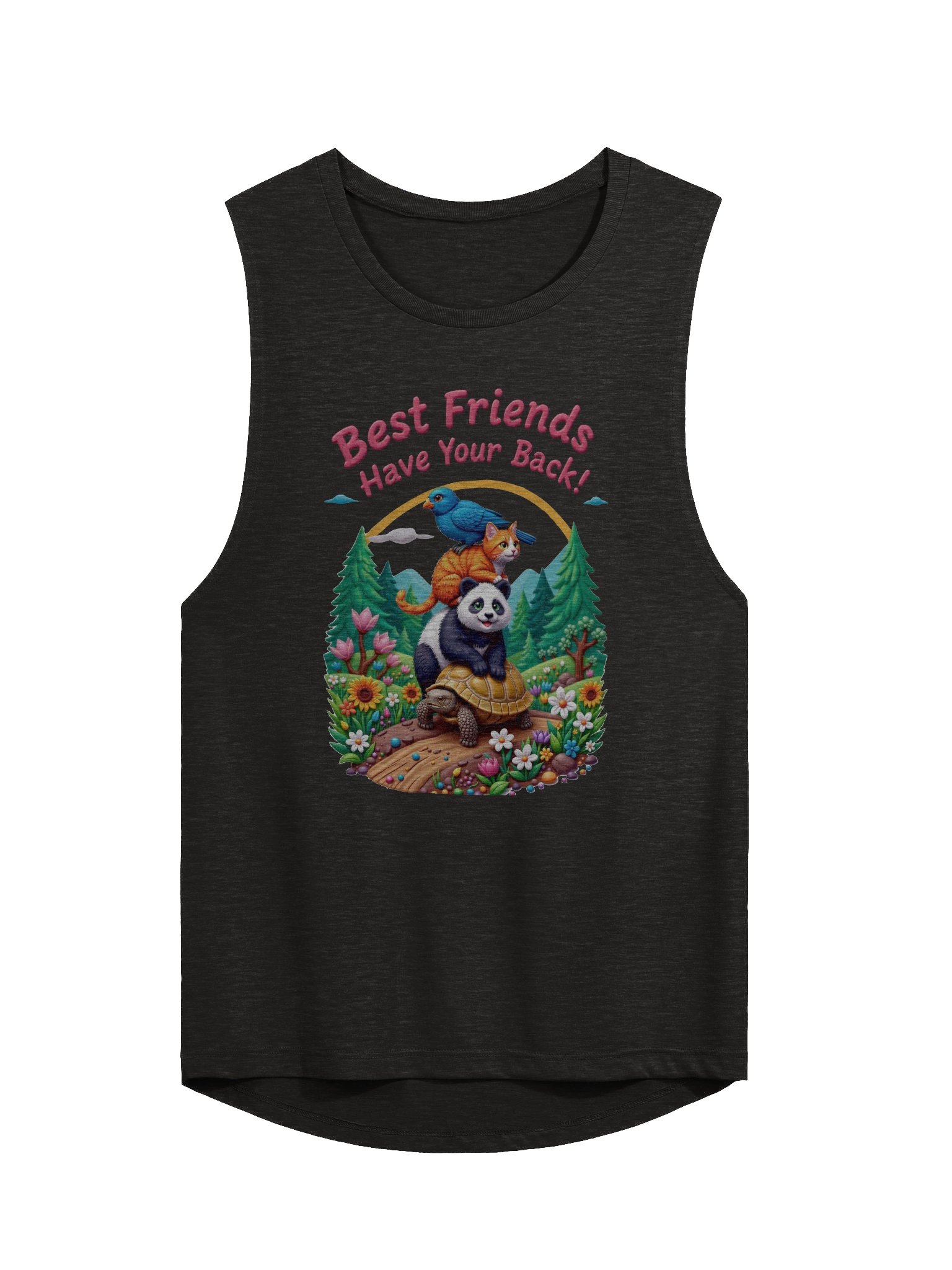 Best Friends Have Your Back Women's Muscle Tank product image (1)