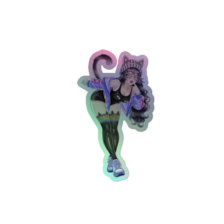 Leaning Sticker (Holo) product image (2)